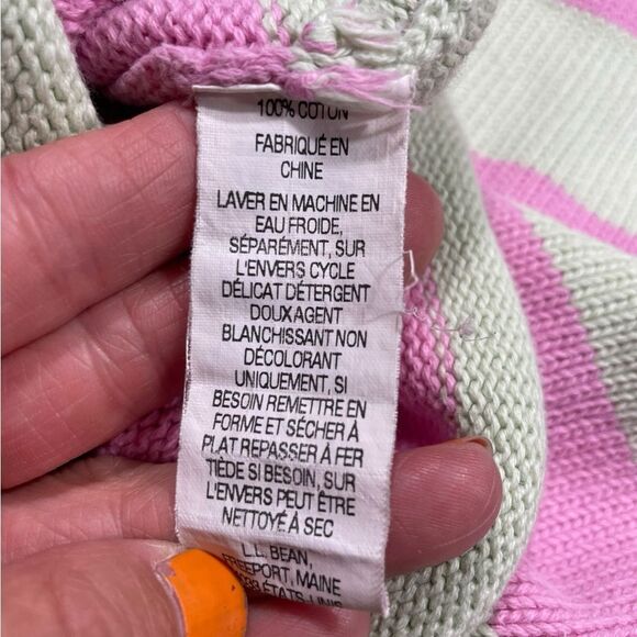 LL Bean Knit Sweater Owl and Stripes Toddler Size 2T - Picture 7 of 9